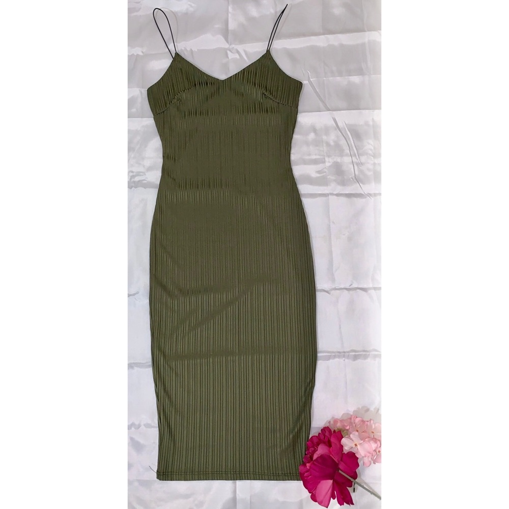 Steps NY Green Dress.
